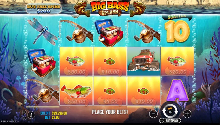 Big Bass Splash Base Game