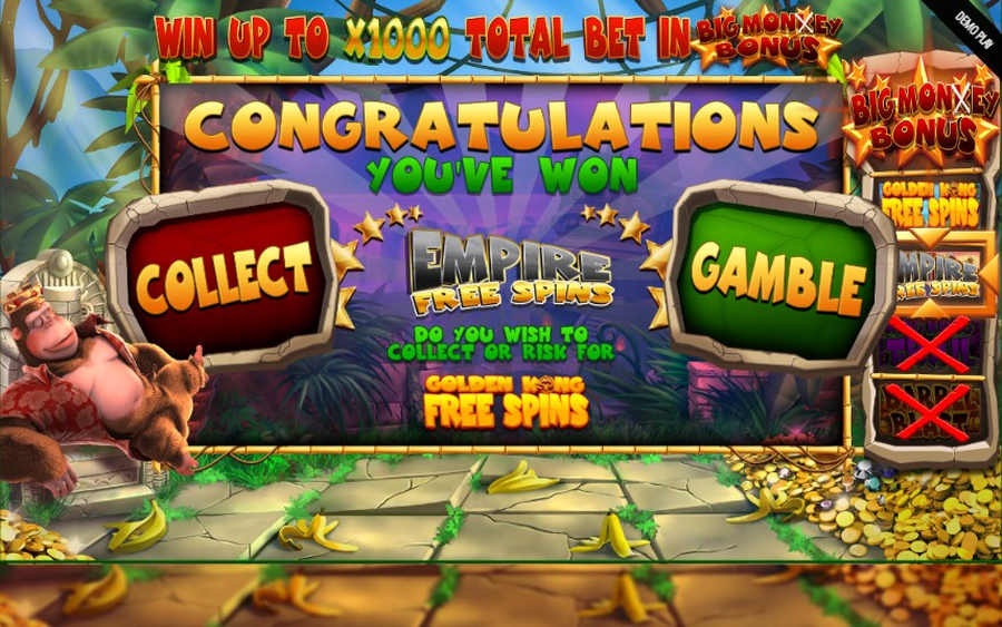 King Kong Cash Bonus Wheel